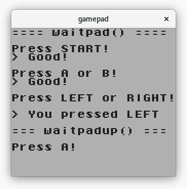GameBoy Gamepad program