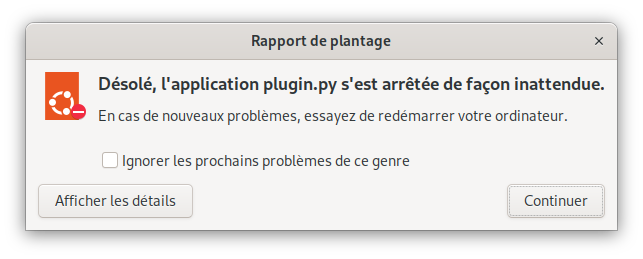 Crash de HPLIP sous Ubuntu